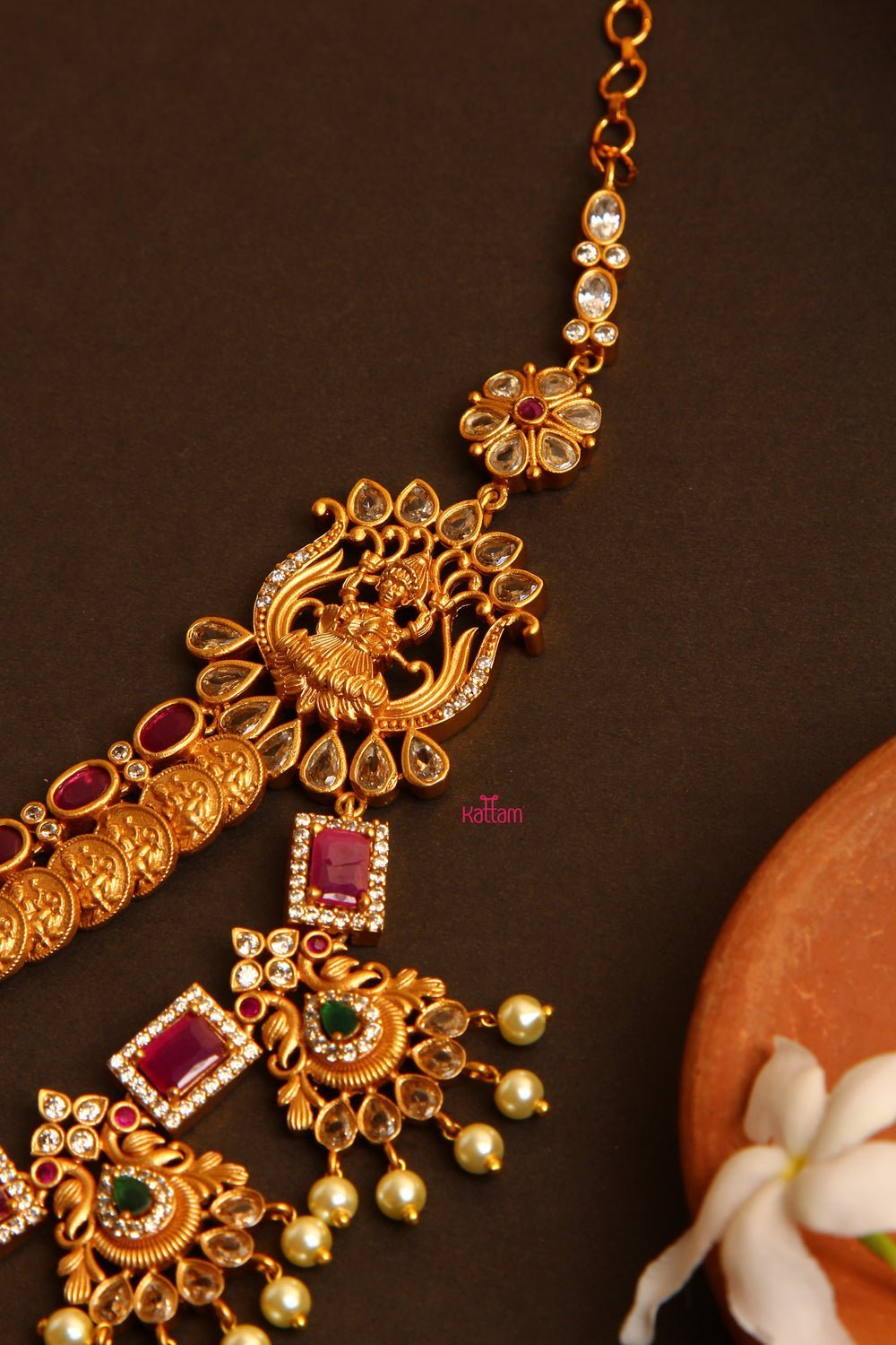 Layered Goddess Bridal Necklace & Haram ( Sold Separately) - N855