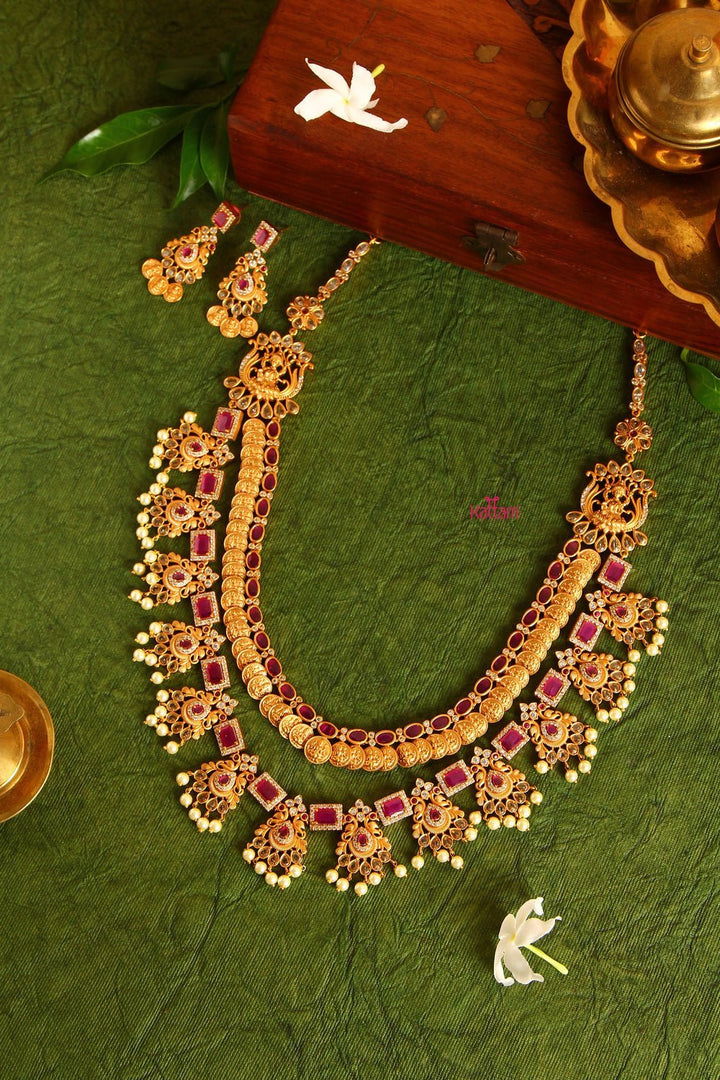 Layered Goddess Bridal Necklace & Haram ( Sold Separately) - N855