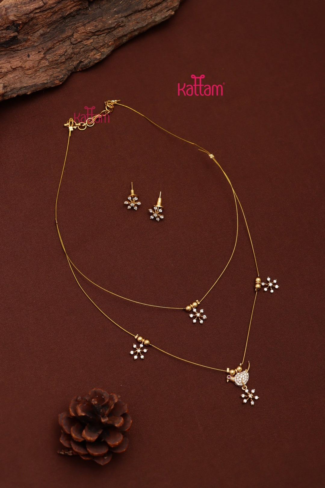 Layered Invisible Bird Choker - N3667