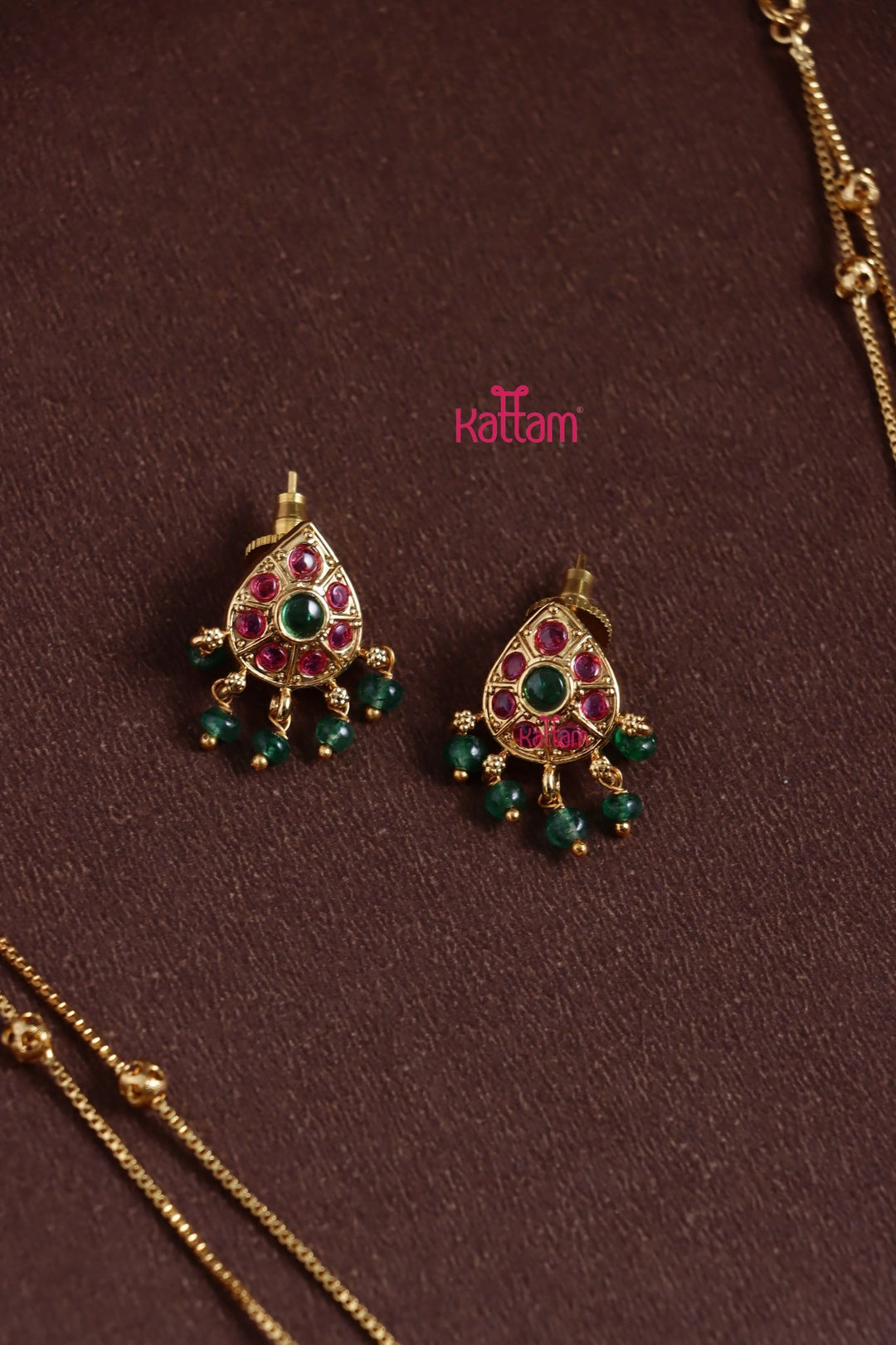 Layered Thilak Dollar Chain Set - N3808