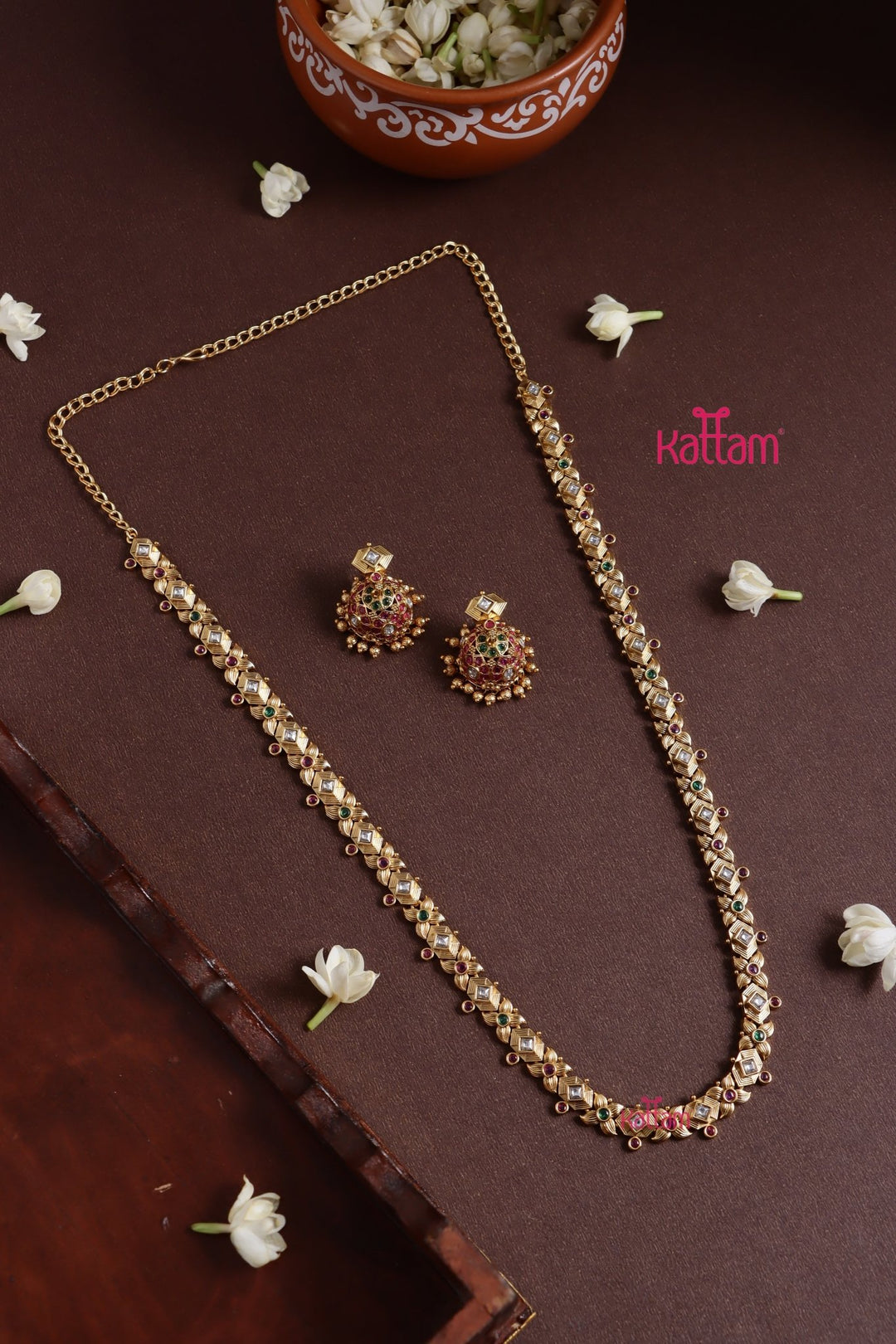 Leaf Patterned Haram - N3776