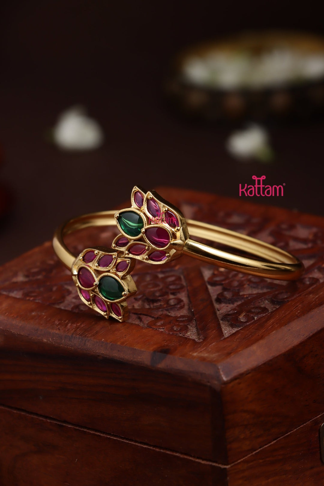 Leafy Stone Kada - B630