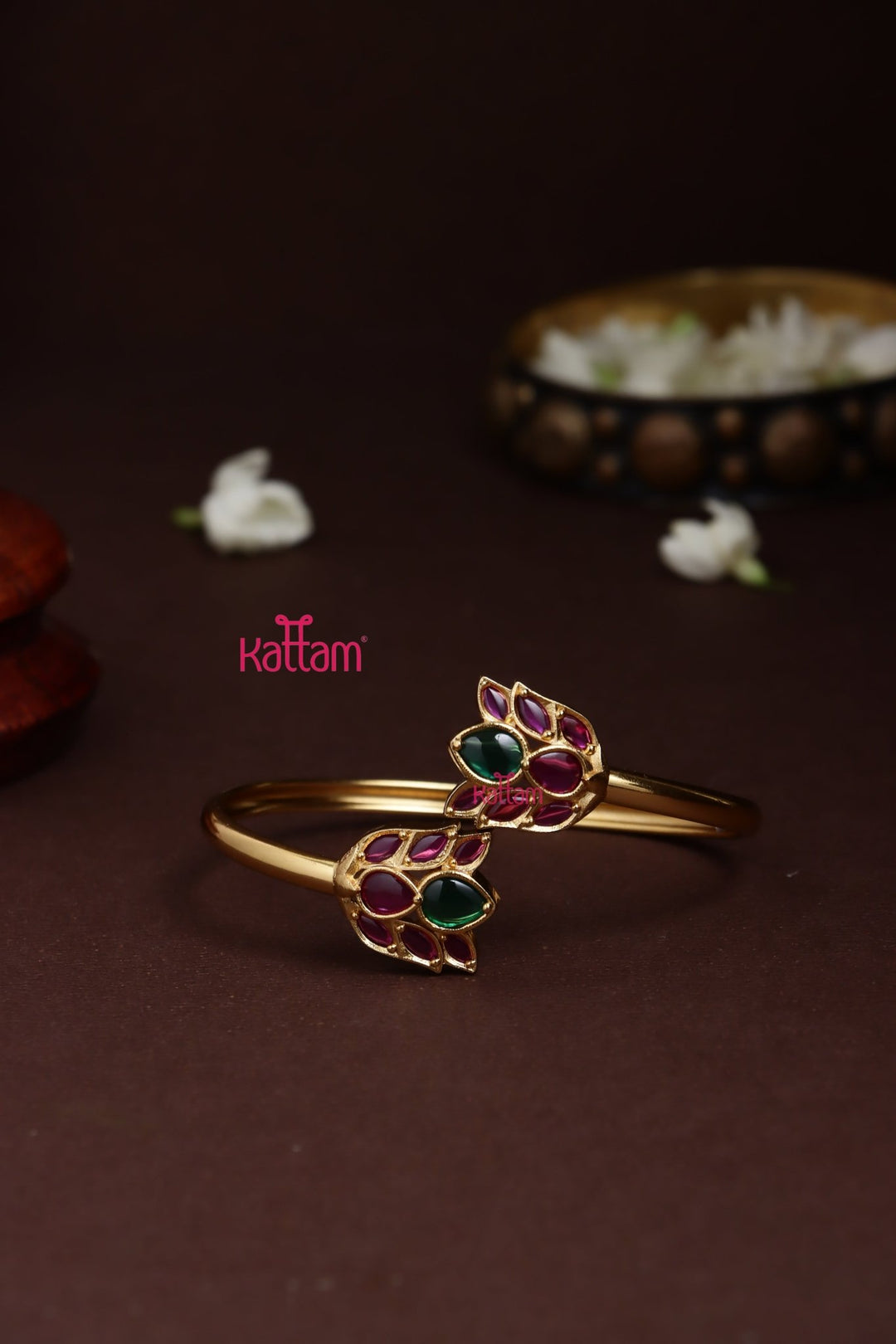 Leafy Stone Kada - B630