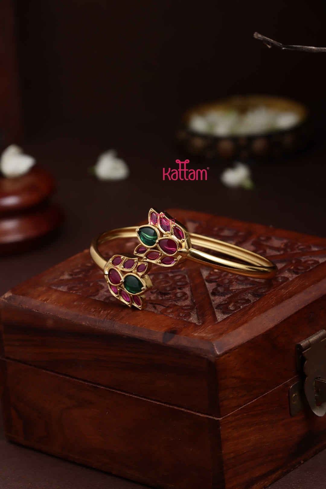 Leafy Stone Kada - B630