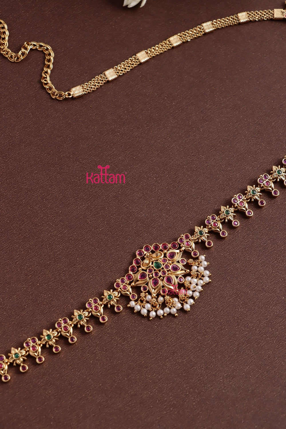 LeafyPearl Drop Hipchain - HB212