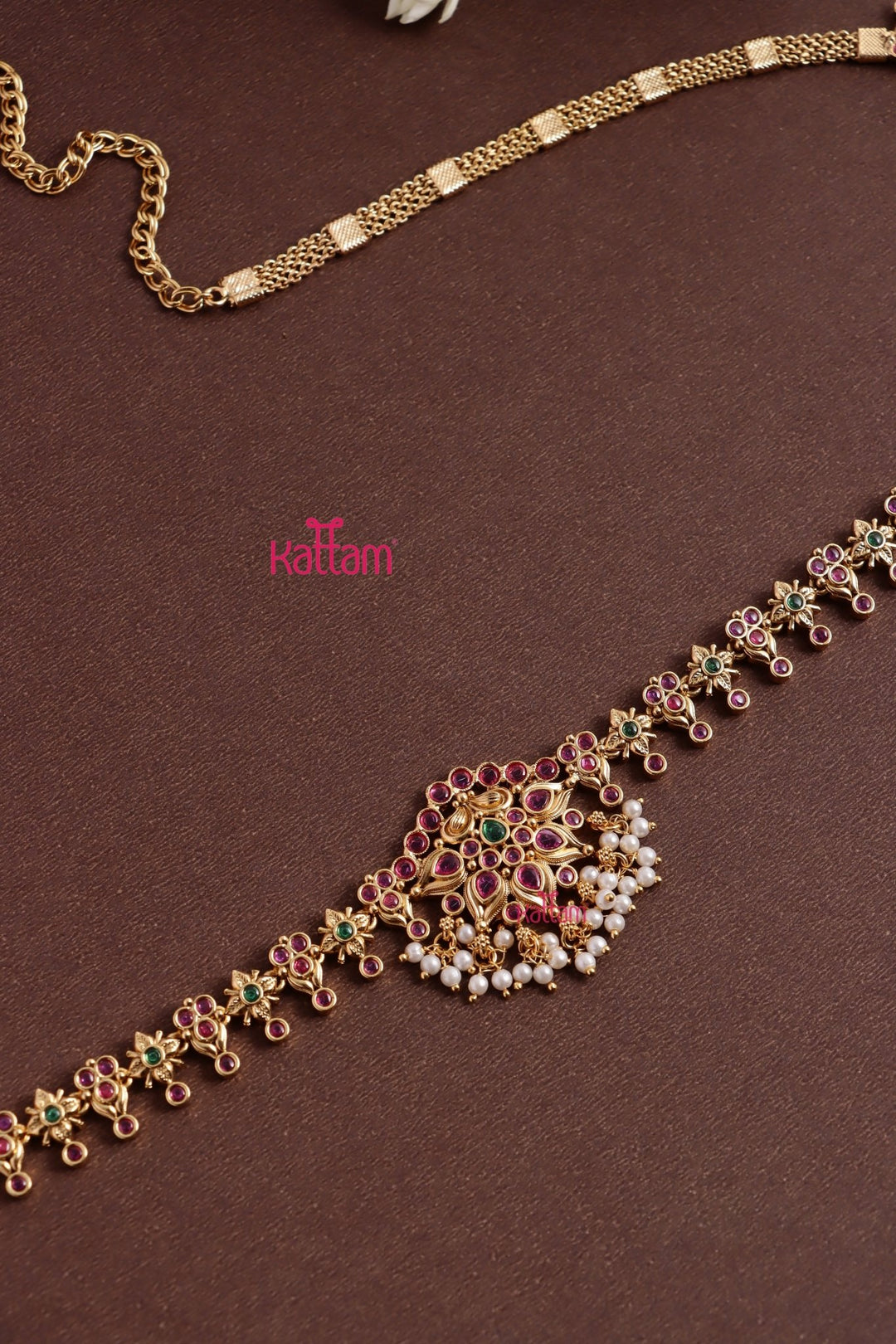 LeafyPearl Drop Hipchain - HB212