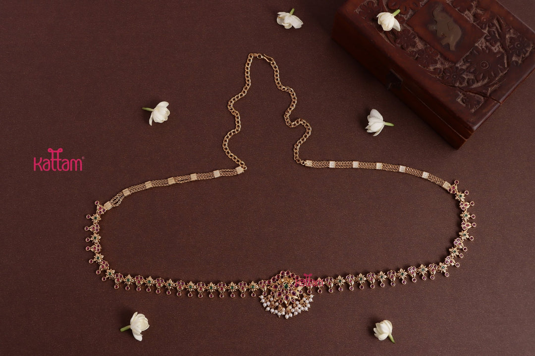 LeafyPearl Drop Hipchain - HB212