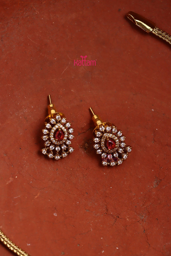Leela - Thilak Ruby Choker - N3368