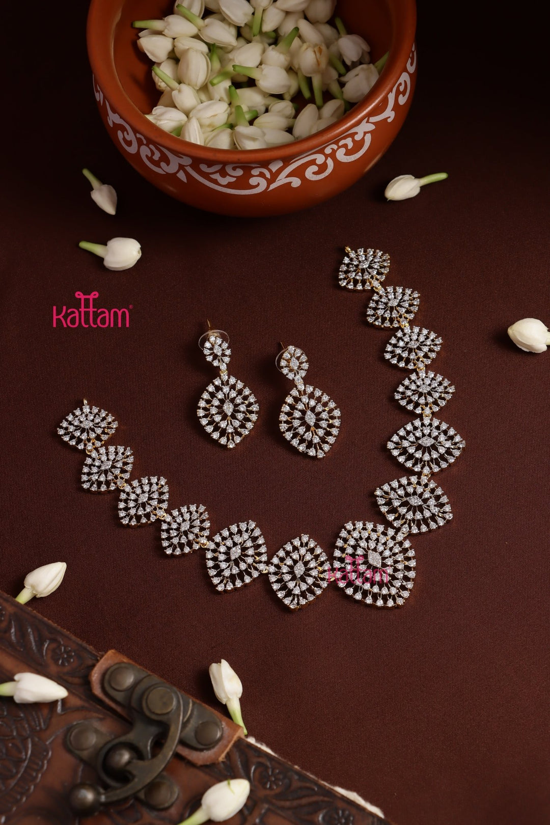 Lisa - AD Stone Choker Set - N5300
