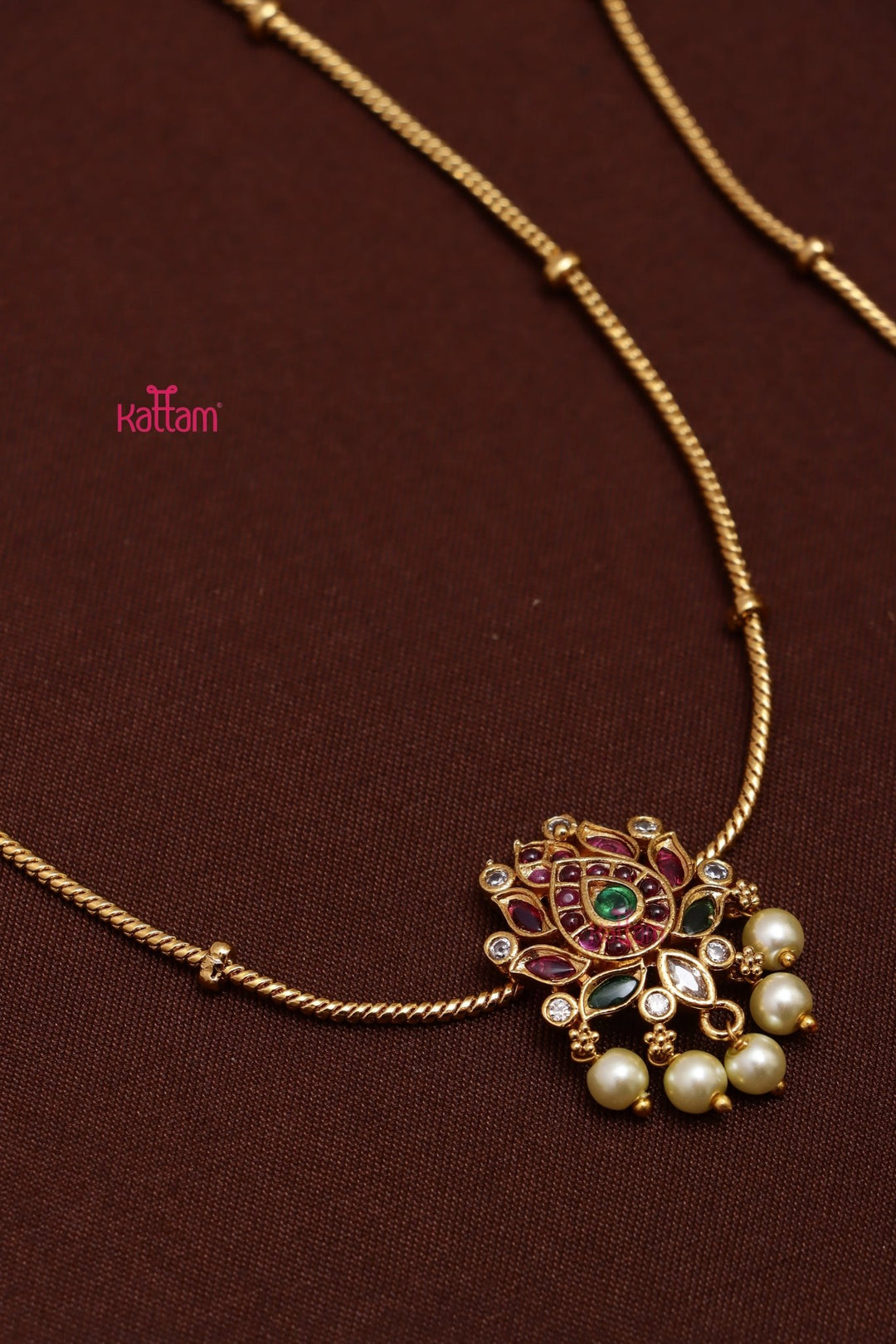 Lotus Pearl Anklet - A33