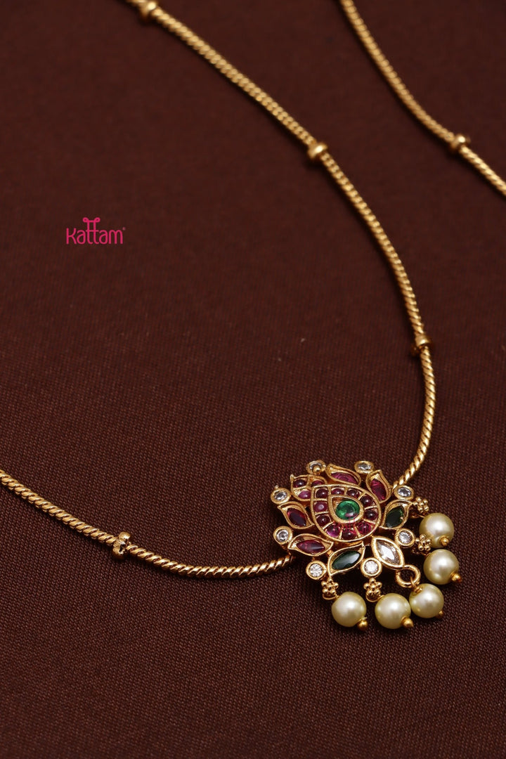 Lotus Pearl Anklet - A33