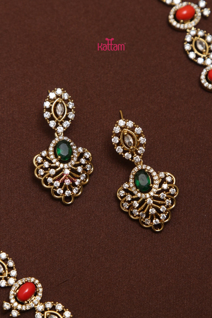 Lydia - Drop Coral Stone Haram - N3553
