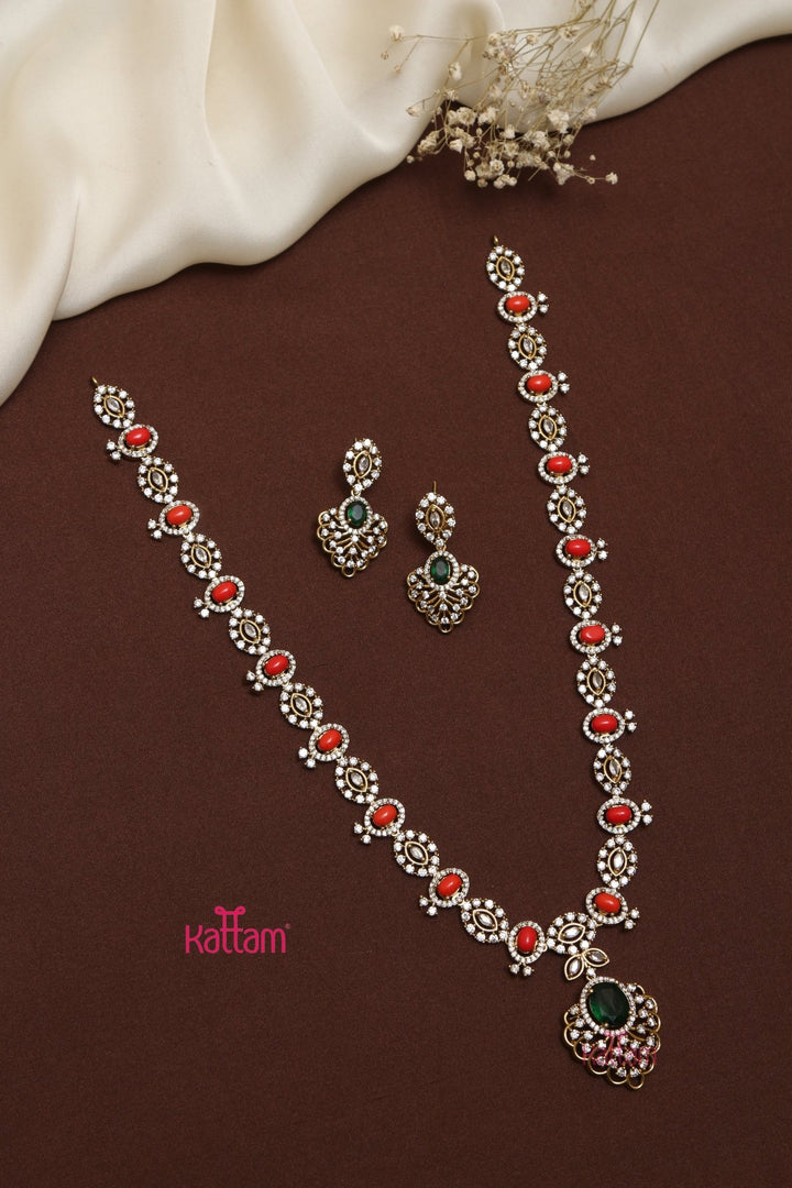Lydia - Drop Coral Stone Haram - N3553