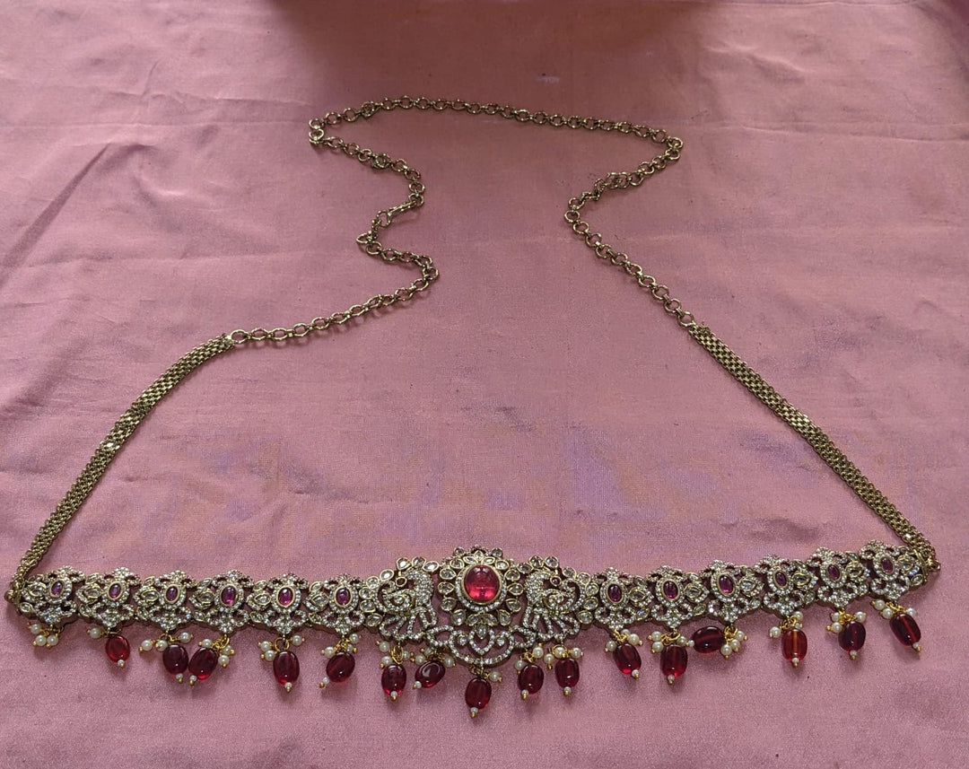 Mabel - Victorian Peacock RubHipchain - HB186 (R)