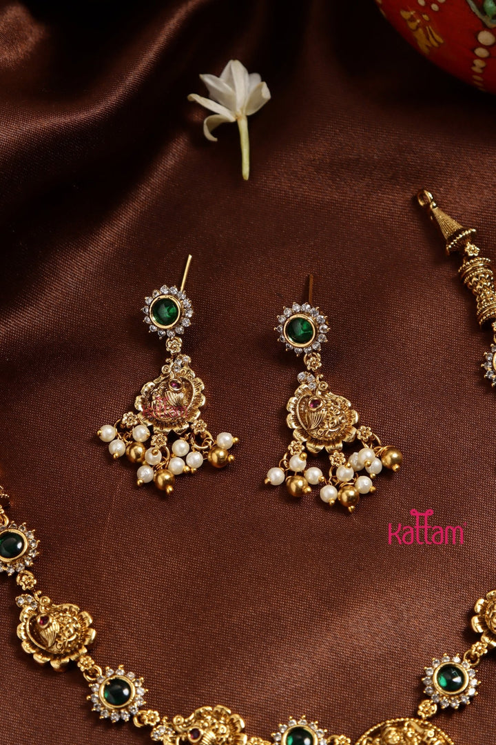 Mahalakshi Pearl Necklace - N3216