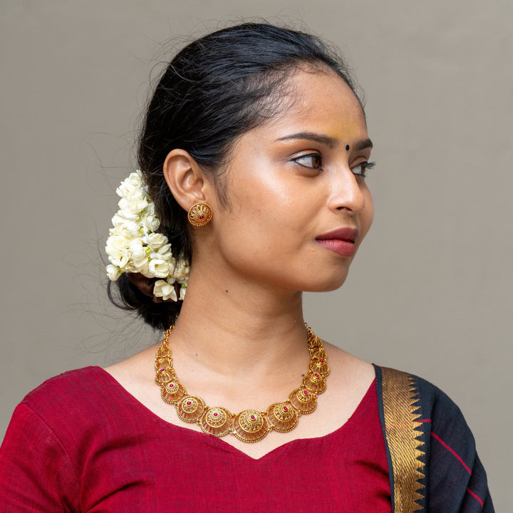 Malavi - Patterned Choker - N3575