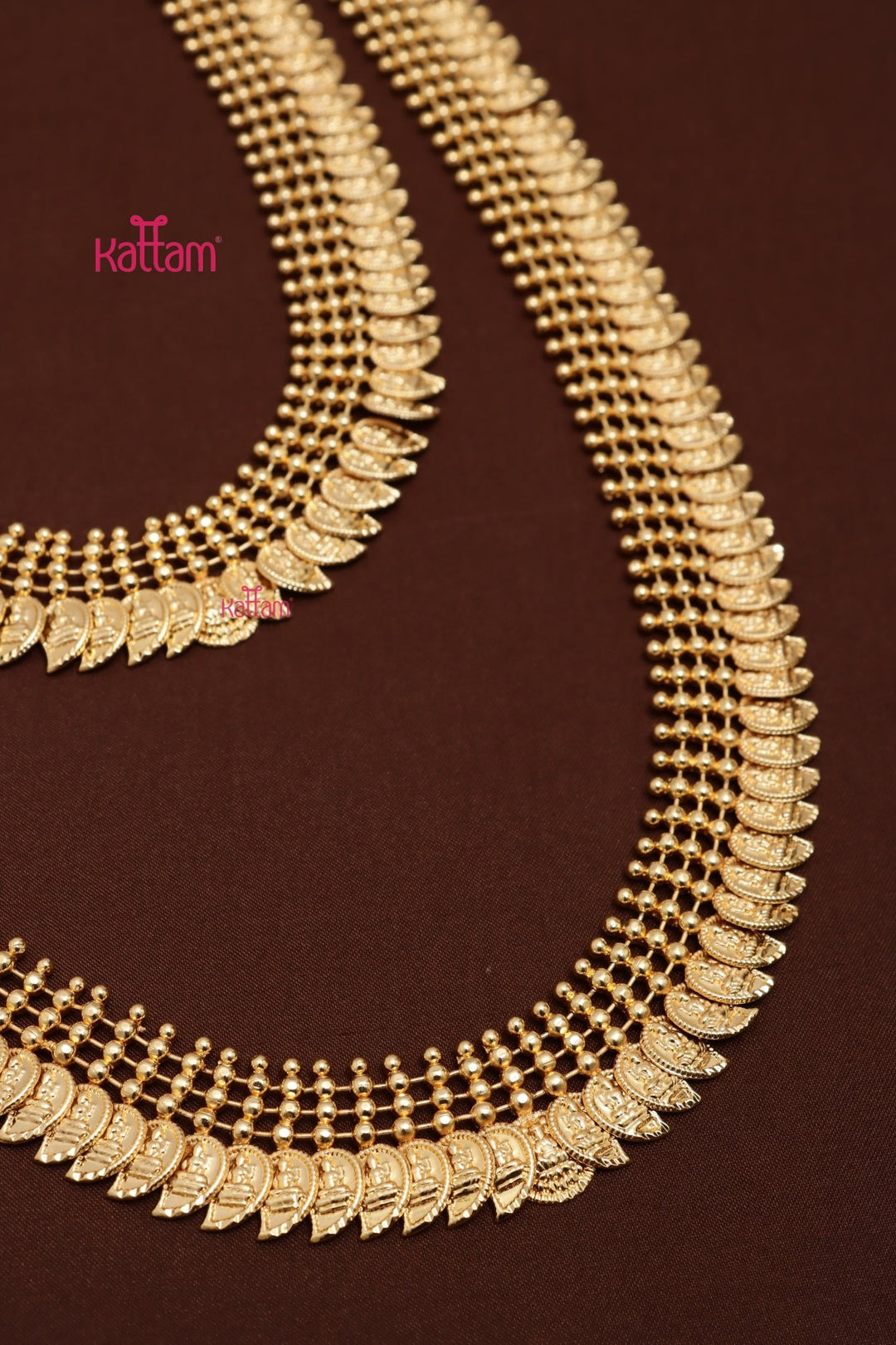 Manga Patterned Necklace & Haram Combo Set ( No Earrings ) - N4034