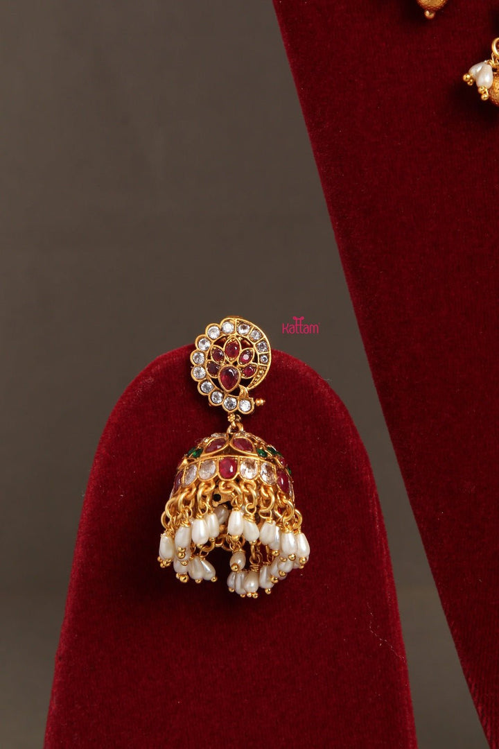 Manga Peacock Pearl Drop Haram - N1188