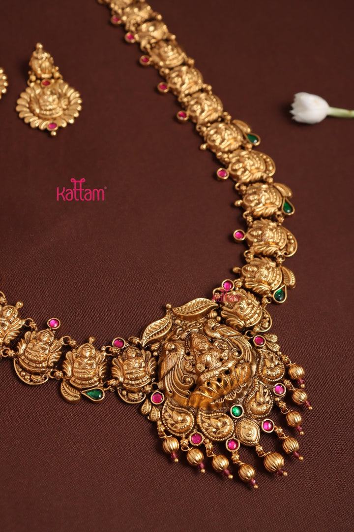 Matte Bridal Peacock Haram - N3975