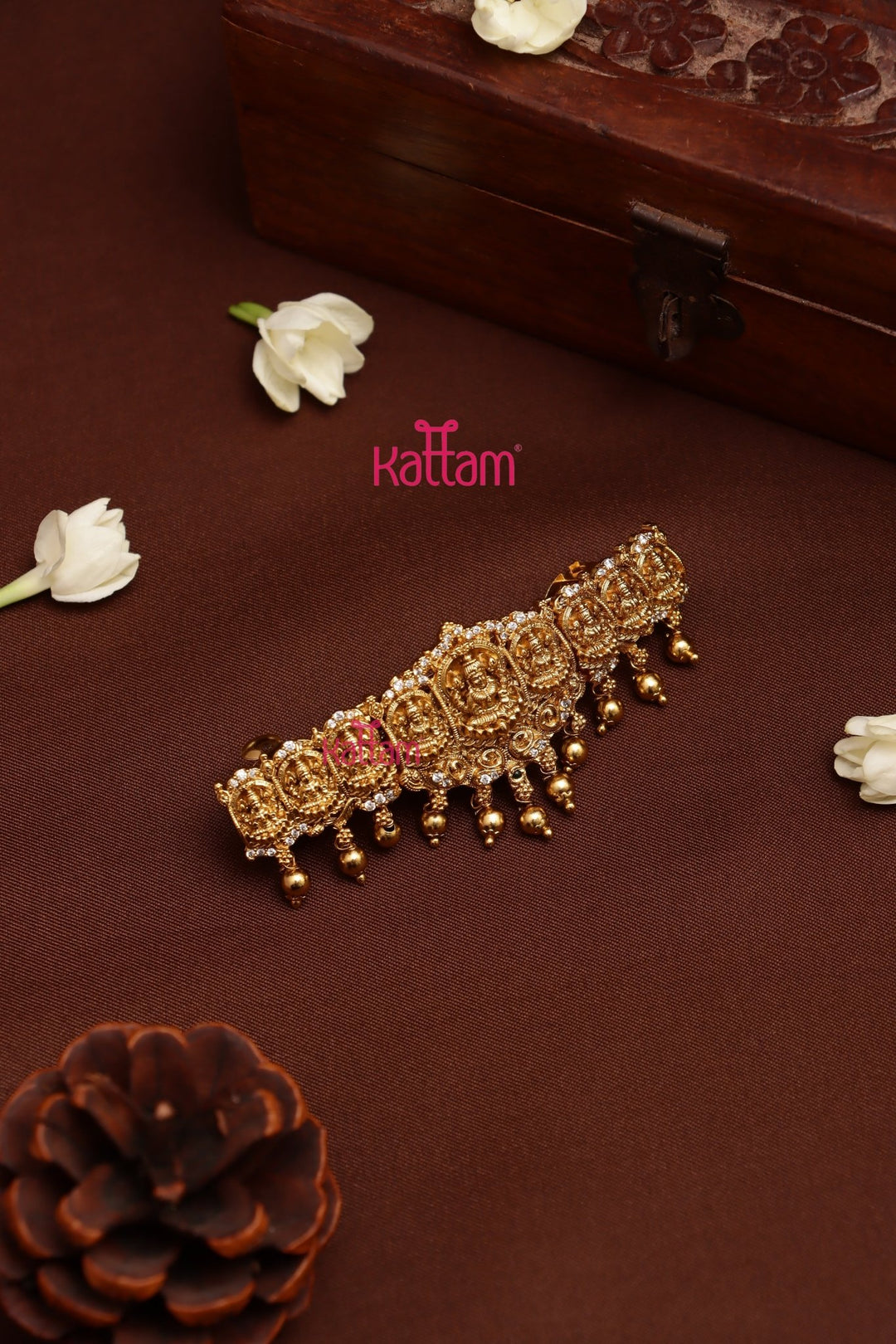 Matte Goddess Stone Hair Clip - HC134
