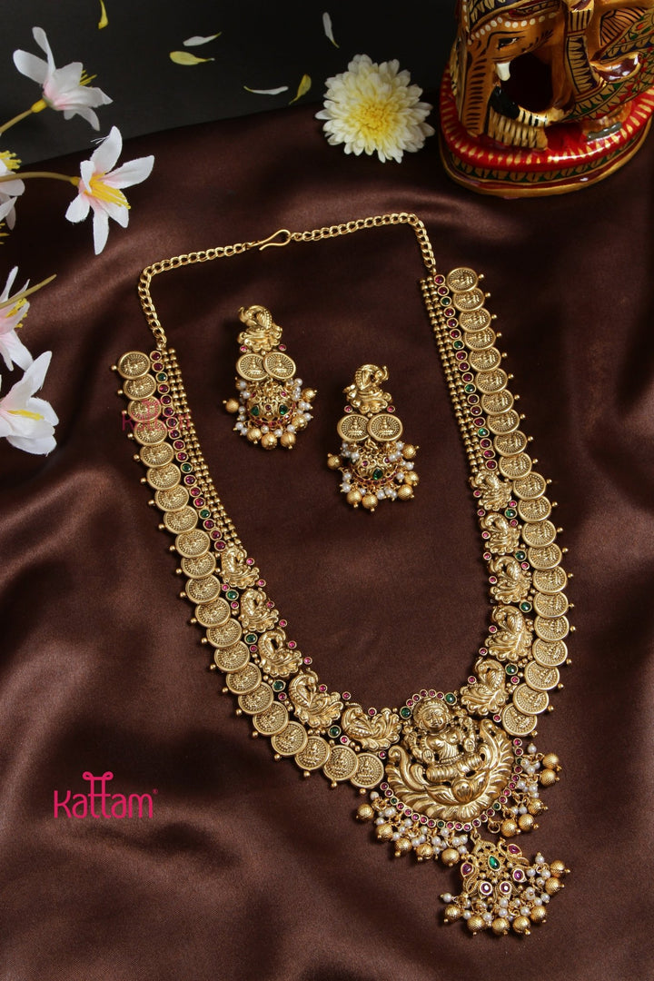 Matte Gold Nakshi Haram - N3147