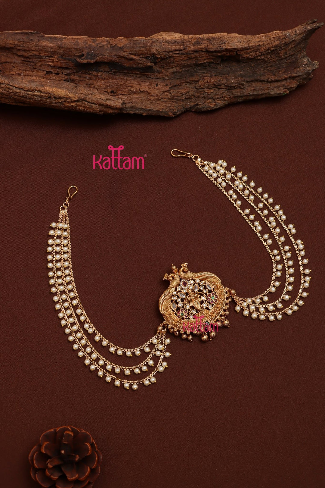Matte Krishna Pearl Bun Billai - JB122