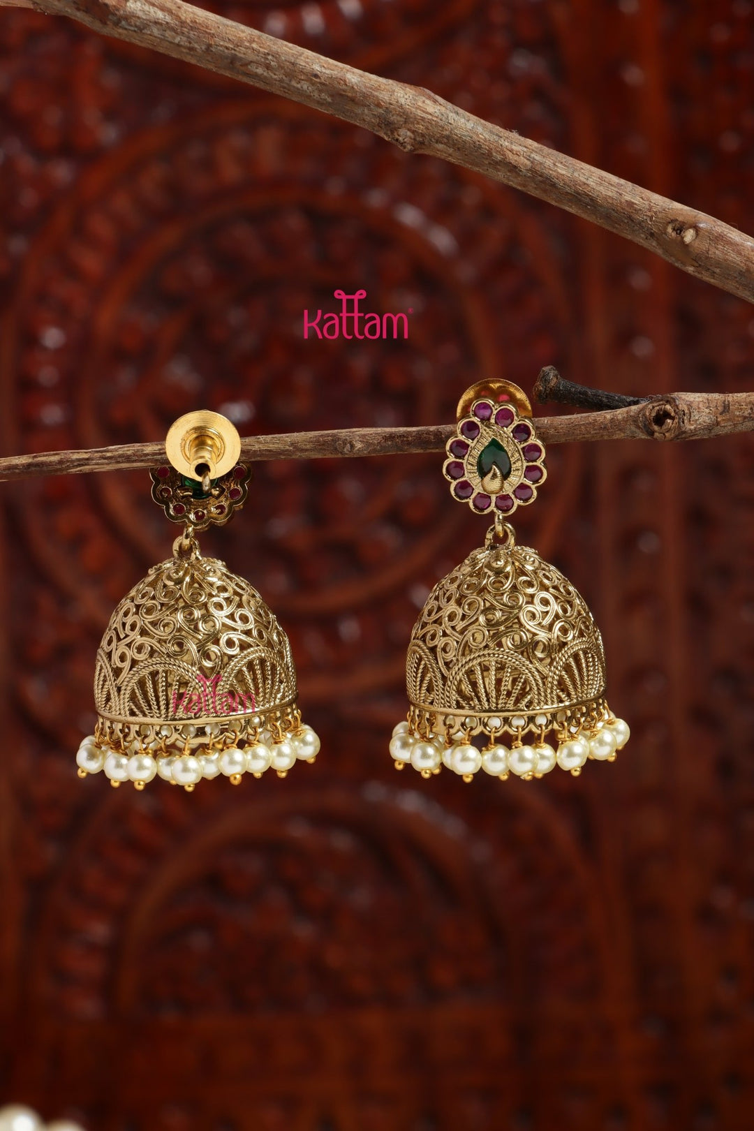 Matte Thilak Jhumka - E1192