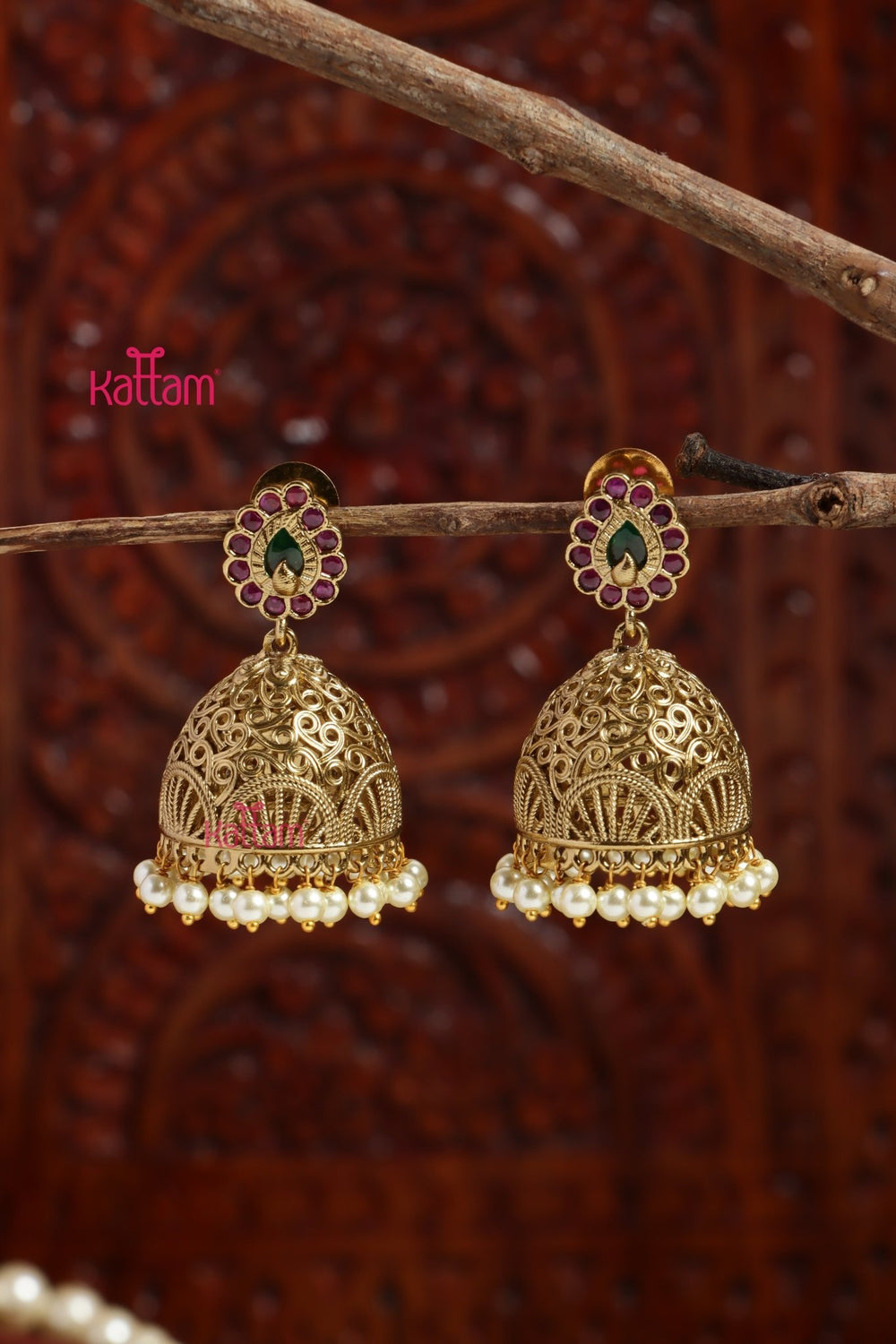 Matte Thilak Jhumka - E1192