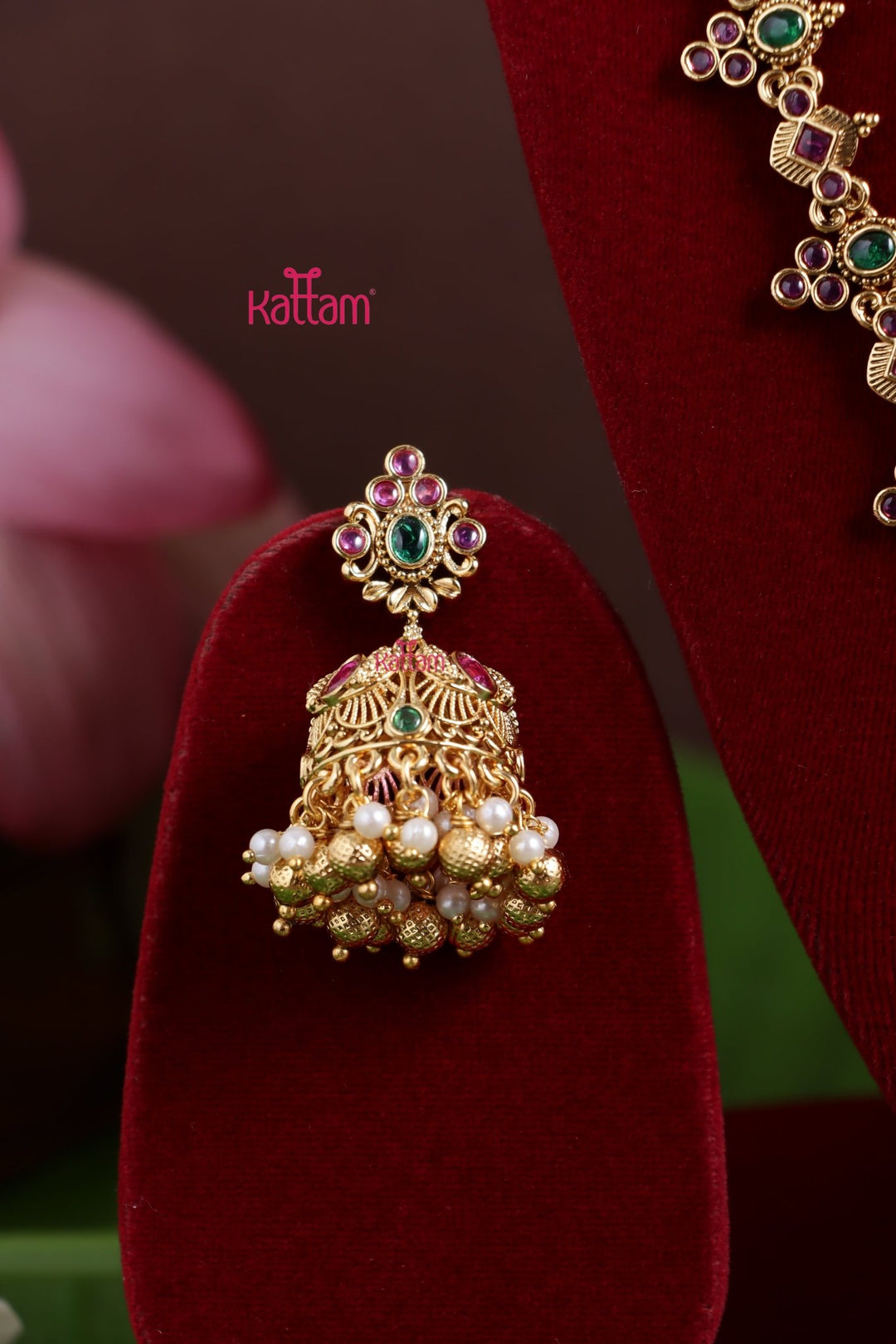 Mayil Pendant Pearl Haram - N3756