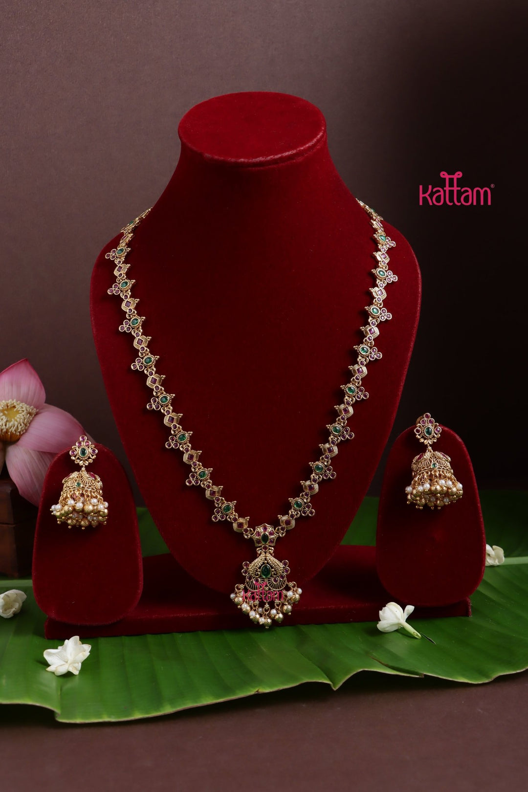 Mayil Pendant Pearl Haram - N3756