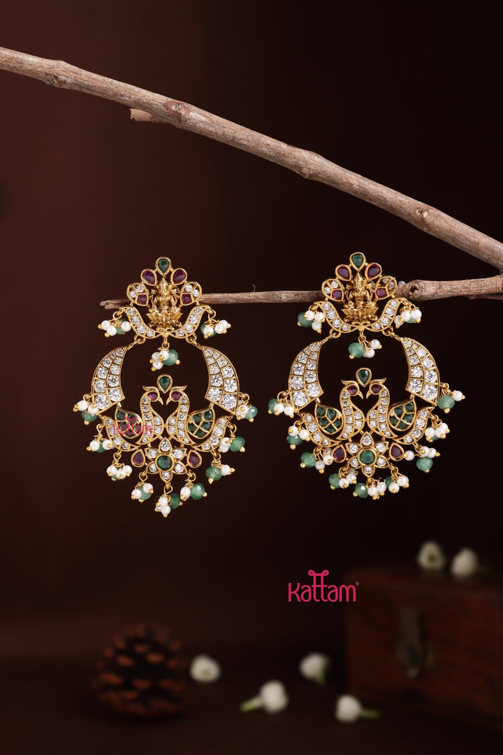 Mayili - Stone Drop Earring - E1402