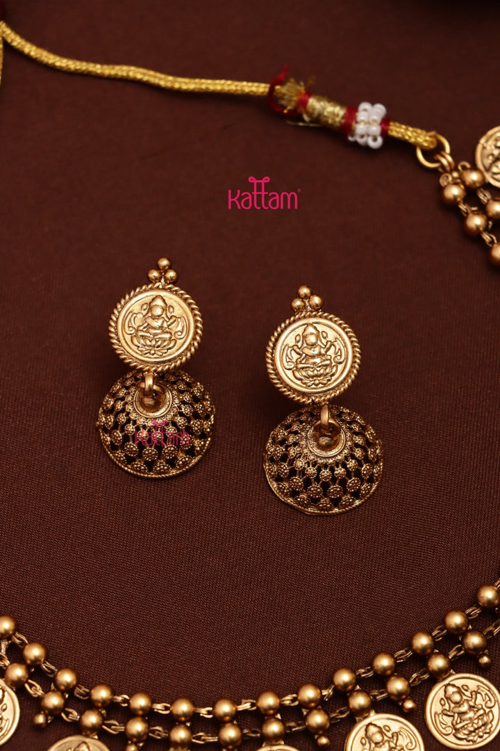 Mazak Goddess Coin Choker Set - N3711
