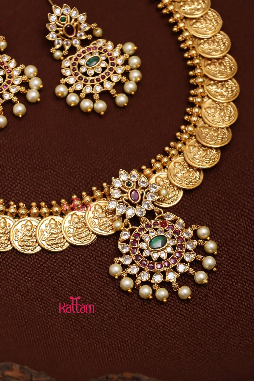 Meena - Goddess Coin Choker - N3705