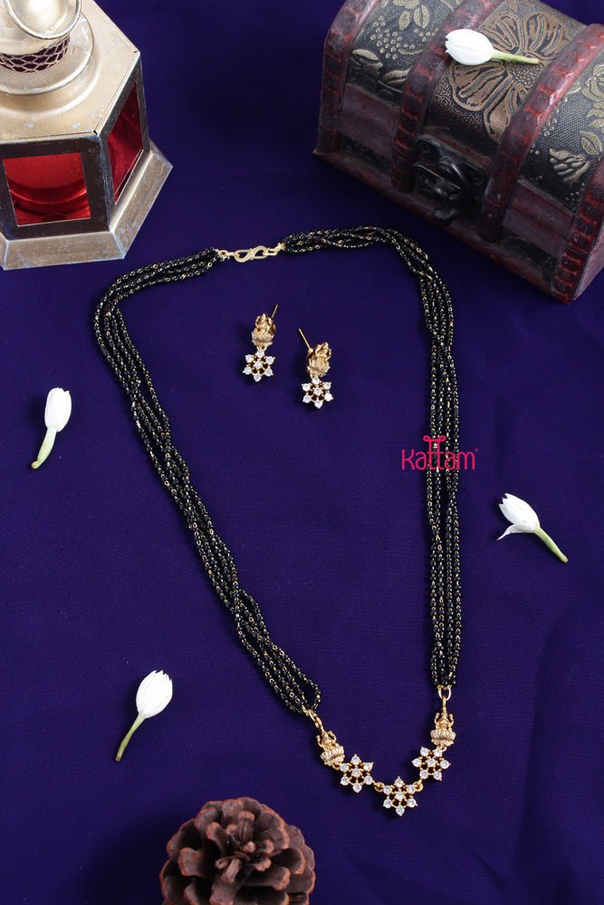 Mini Flower Goddess Mangalsutra - N2245