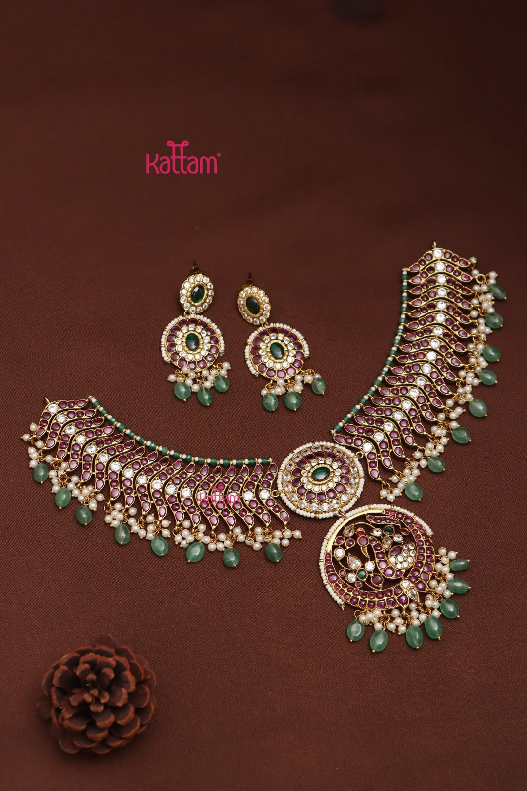 Minmini - Multicolour Kemp Stone Beaded Choker - N3944