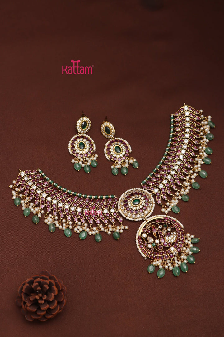 Minmini - Multicolour Kemp Stone Beaded Choker - N3944