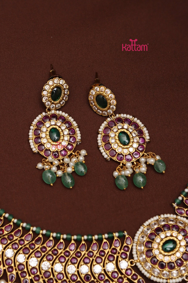 Minmini - Multicolour Kemp Stone Beaded Choker - N3944