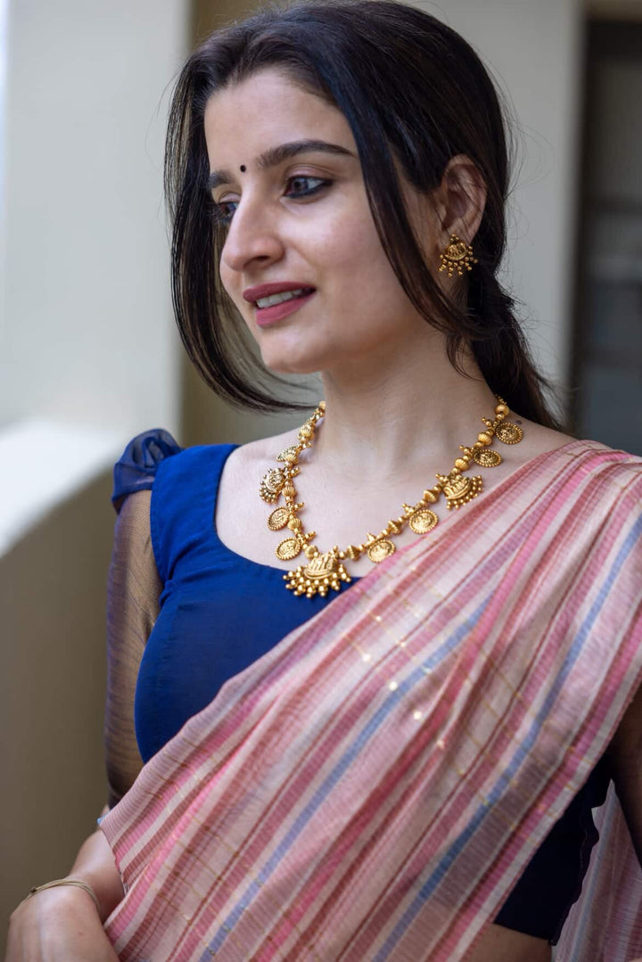 Miralini - Nakshi Elephant Coin Necklace - N3277