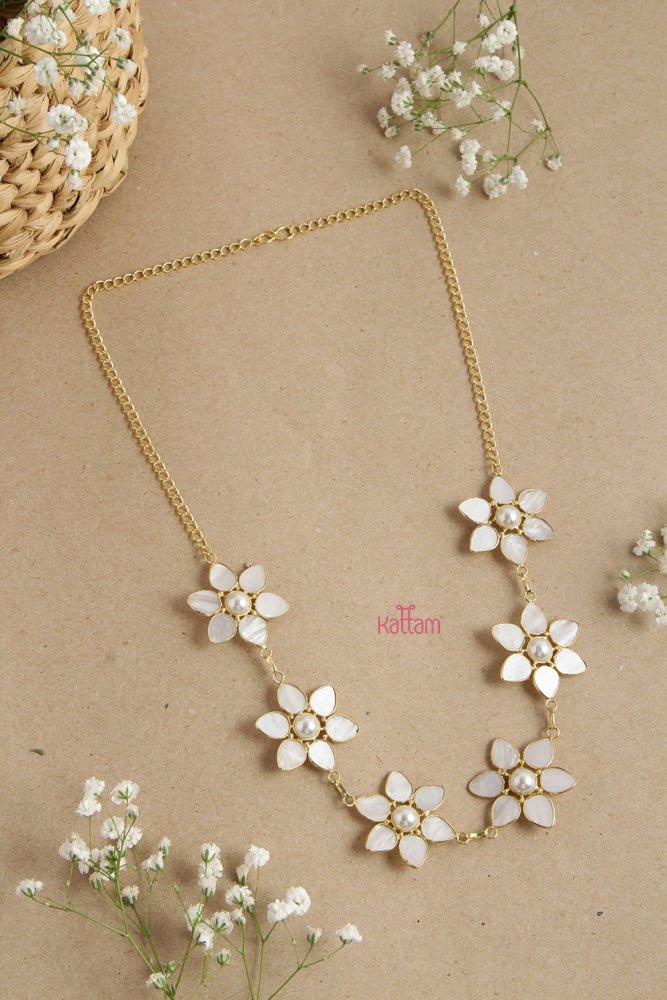 Mop Glossy Flower Chain Set - N2694