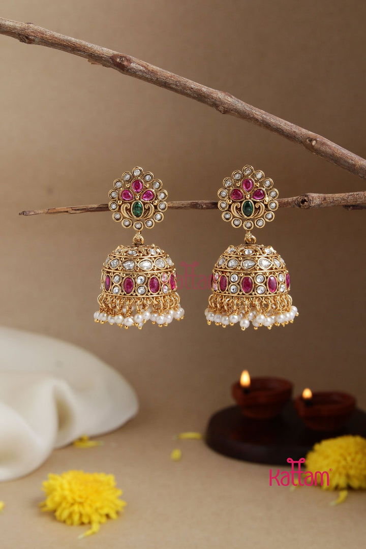 Motif Jhumka - E893