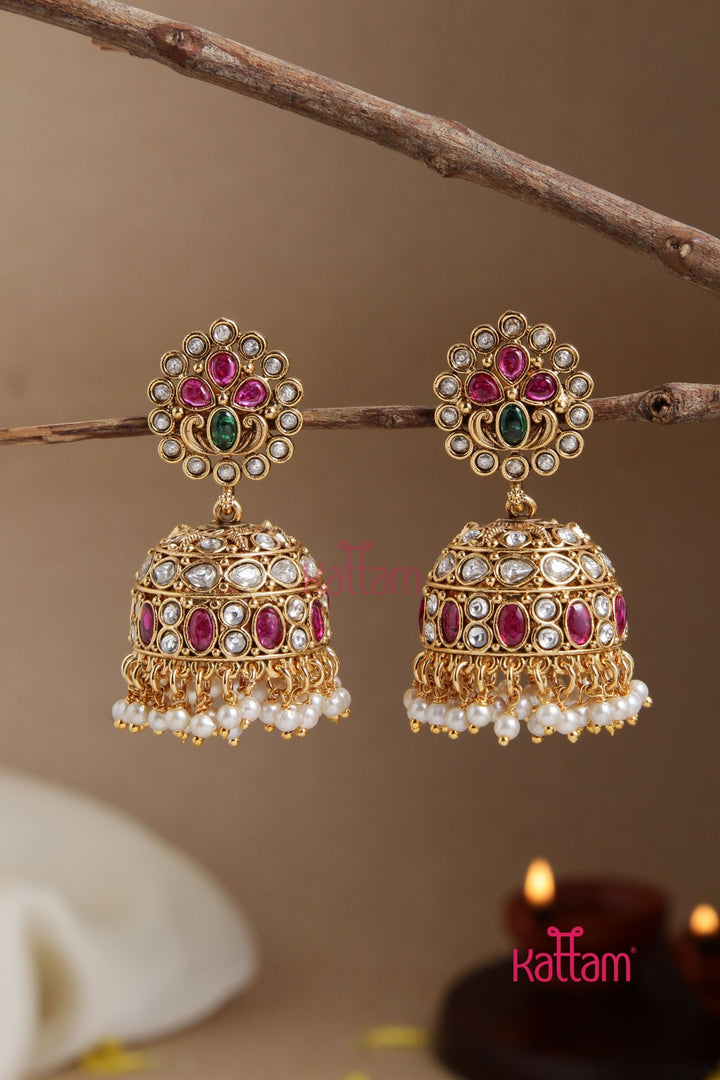 Motif Jhumka - E893