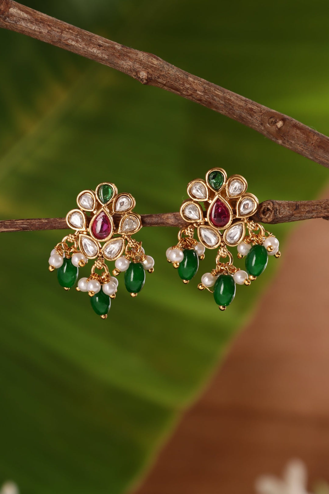 Motif Multistone Earring - E1437