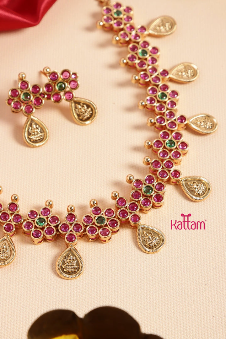 Mullai Kemp Goddess Choker - N3446