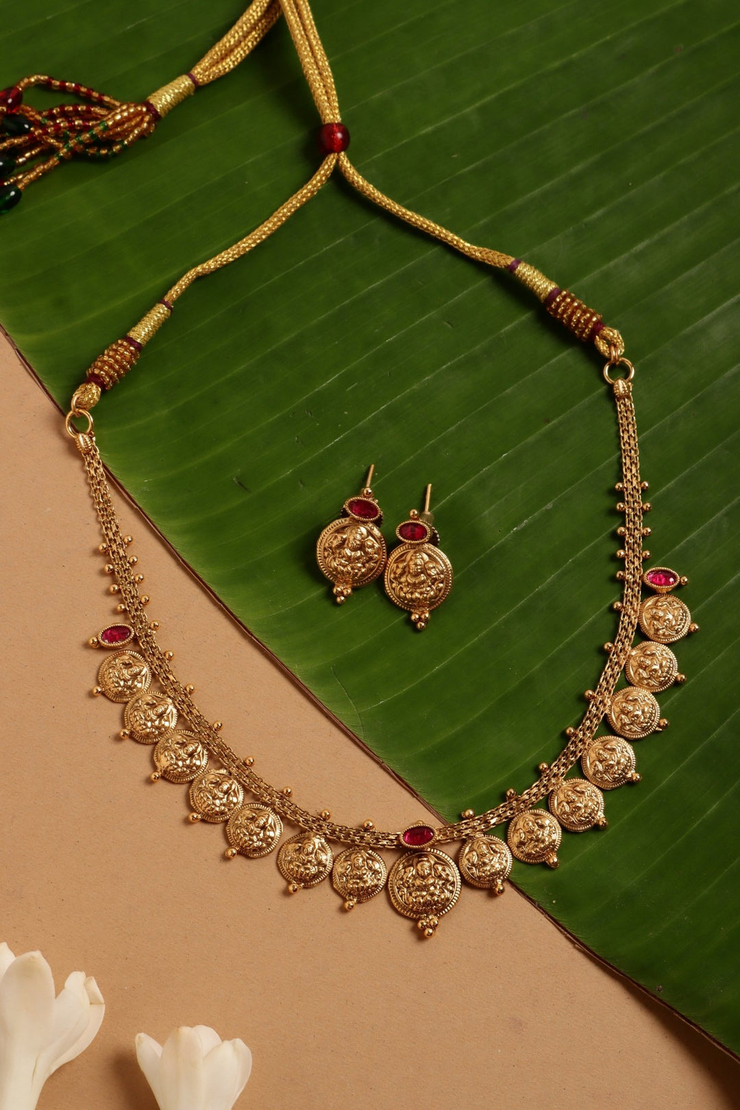 Mullai - Lakshmi Coin Choker - N4071