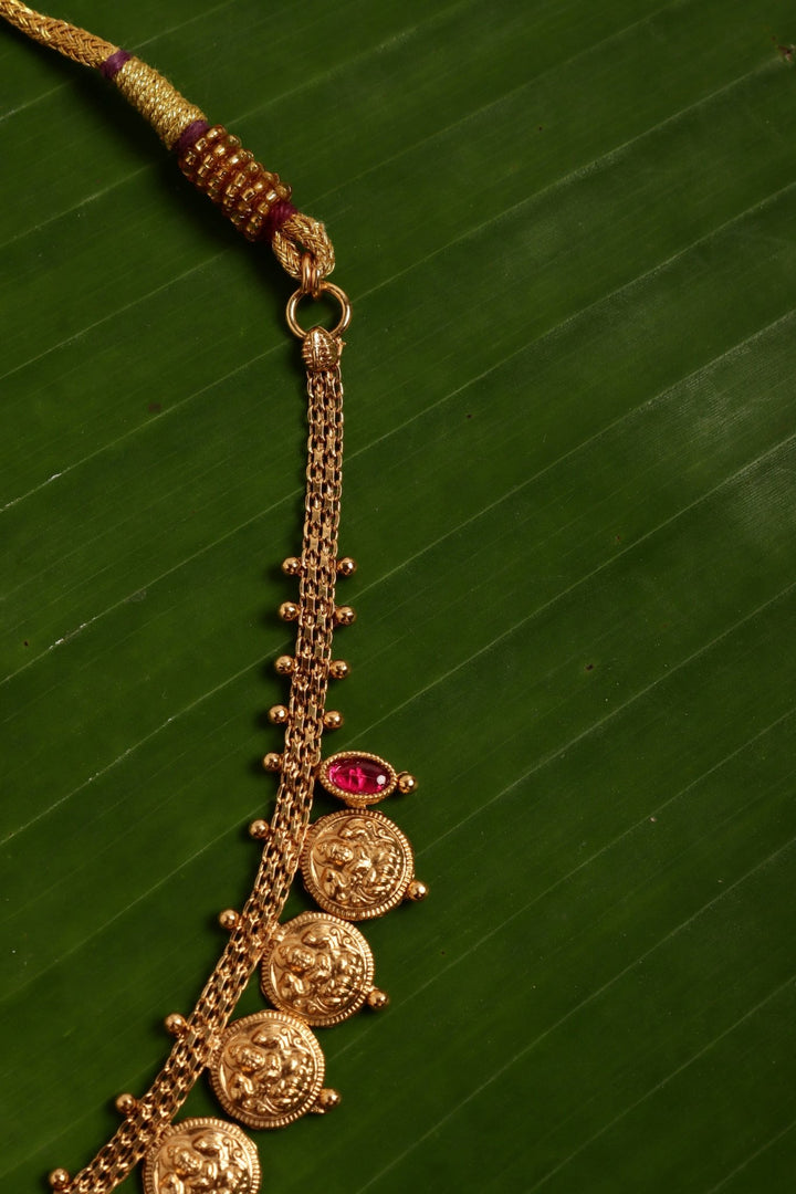 Mullai - Lakshmi Coin Choker - N4071