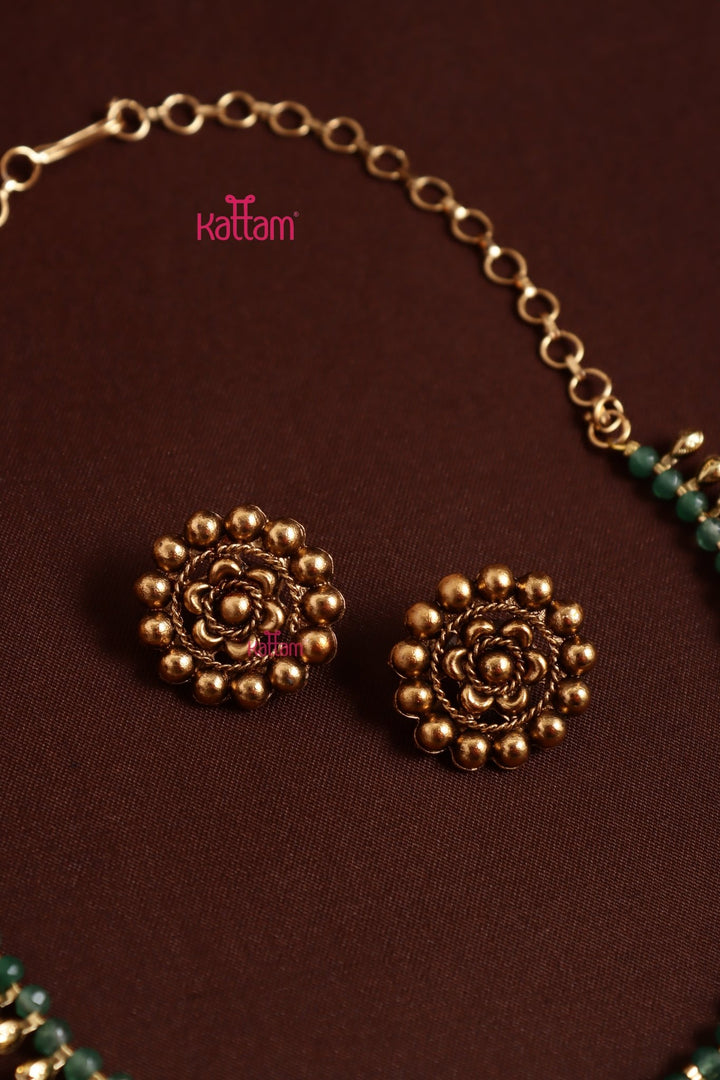 Mullai - Lightgreen Choker - N3989