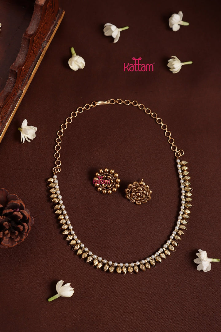 Mullai - Pearl Choker - N3990