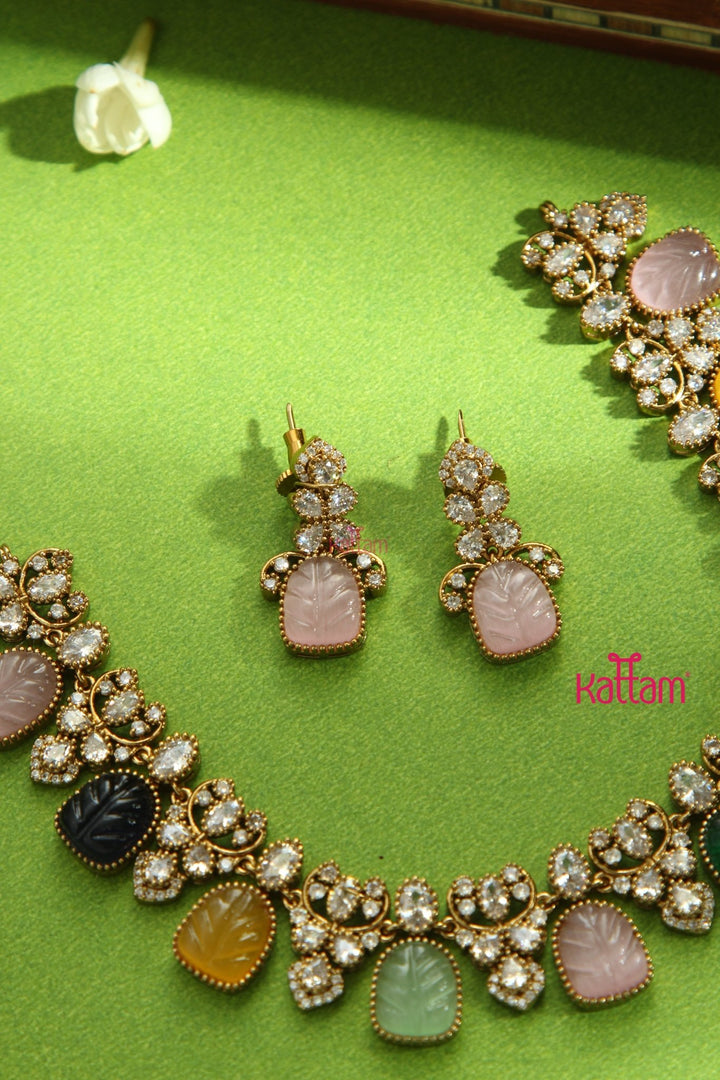 Mulsticolour Block AD Choker - N5169