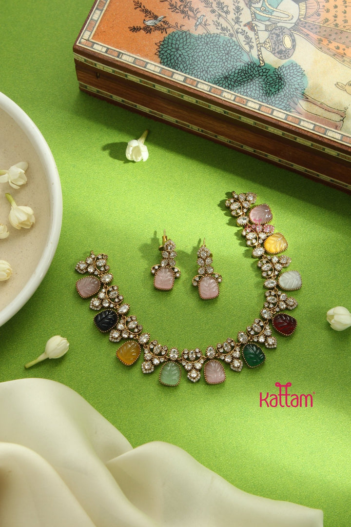 Mulsticolour Block AD Choker - N5169
