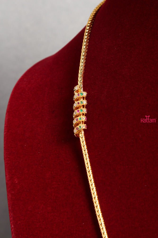 Multi Spiral Mogappu Chain - N1510